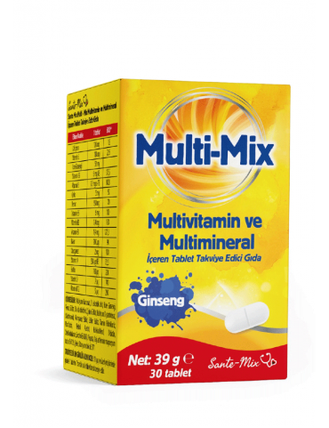 Multi-Mix Multivitamin ve Multimineral Multi-Mix Multivitamin ve Multimineral